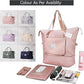 Expandable Folding Travel Bag for Women, Luggage Bag for Travel (Multicolor)