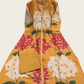 Premium Printed A-Line Kurti & Pant Set – Contemporary Floral Fusion Design