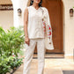 Designer Embroidered Jacket with Matching Pants & Inner Top