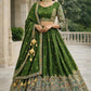 Pure Chinon Silk Sequins & Embroidery Chaniya Choli Set with Cutwork Lehenga D