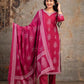 Cotton Block Print Suit Set with Dupatta – Ethnic Wear for Women