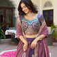 Pure Star Georgette Heavy Embroidered Lehenga Choli Set with Sequins & Thread Work
