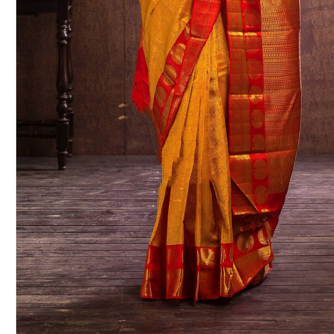 Traditional Soft Lichi Silk Designer Saree for Festive Wear