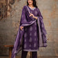 Cotton Block Print Suit Set with Dupatta – Ethnic Wear for Women