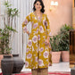 Cotton Fabric  Embroidered neckline  3 Piece Suit Set for Women – Kurta, Pant & Dupatta