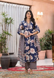 Cotton Fabric  Embroidered neckline  3 Piece Suit Set for Women – Kurta, Pant & Dupatta