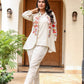 Designer Embroidered Jacket with Matching Pants & Inner Top