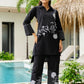 Elegant Silly Cotton 3-Piece Set with Fancy Embroidery & Lining