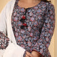 Women’s Cotton Printed Straight Kurti with Contrast Dupatta 3/4 Sleeve  Comfortable Daily Wear