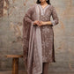 Elegant Neck embroidery with sleeves embroidery 3-Piece Suit Set with Dupatta & Bottom – Cotton Fabric