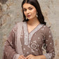 Elegant Neck embroidery with sleeves embroidery 3-Piece Suit Set with Dupatta & Bottom – Cotton Fabric