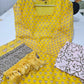 Premium Fine Kota Doria Kurti Pant Dupatta Suit Set