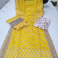 Premium Fine Kota Doria Kurti Pant Dupatta Suit Set
