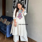 Wardrobe Essential Aari Embroidered Kurti–Palazzo Set