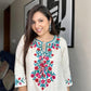 Wardrobe Essential Aari Embroidered Kurti–Palazzo Set