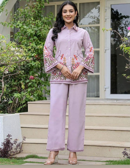 Premium Cotton Flex Embroidered COD-Set (2 Pc) – Showroom Edition”
