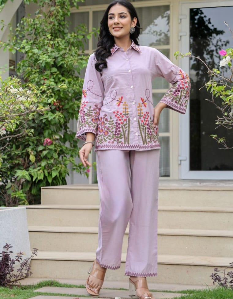 Premium Cotton Flex Embroidered COD-Set (2 Pc) – Showroom Edition”