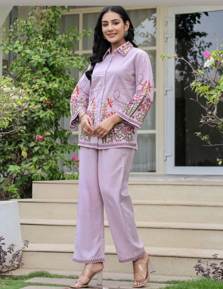Premium Cotton Flex Embroidered COD-Set (2 Pc) – Showroom Edition”