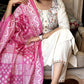 Premium Handloom Khadi Cotton Embroidery Suit Set with Khadi Silk Dupatta