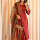 Premium Fine Cotton Handwork Kurti Pant Set with 100-100 Cotton Dupatta”