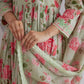 Premium Pure Cotton Anarkali Set with Hand & Adda Sequence Work – Festival Designer Collection
