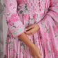 Premium Pure Cotton Anarkali Set with Hand & Adda Sequence Work – Festival Designer Collection