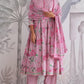 Premium Pure Cotton Anarkali Set with Hand & Adda Sequence Work – Festival Designer Collection
