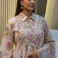 Pure Cotton 60-60 Printed Anarkali Suit Set with Pant & Mulmul Dupatta – Festive 3-Piece Collection”