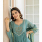 Festival Special Original Designer Anarkali Suit with Heavy Embroidery & Chanderi Dupatta