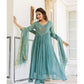 Festival Special Original Designer Anarkali Suit with Heavy Embroidery & Chanderi Dupatta