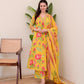 Premium Heavy Cotton Printed 3-Piece Set with Plazzo & Malmal Dupatta – Super Selling Collection