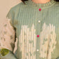 Premium Printed A-Line Kurti & Pant Set – Contemporary Floral Fusion Design