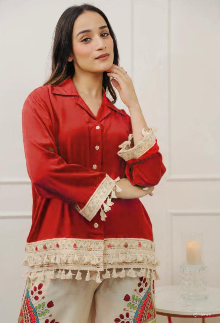 Power Pause Cotton Co-ord Set – Kurti & Palazzo For womat