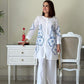 Whimsical Summer Cotton Kurti–Palazzo Co-ord Set FOR WOMAN