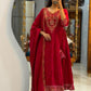 Classic Charm Heavy Embroidered Anarkali Suit Set