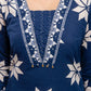 Women's Cotton 3 Piece Set – Embroidered Kurta, Pants & Dupatta