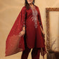 Women’s Ethnic Wear Farsi Salwar Set – Embroidered 3-Piece Collection
