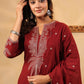 Women’s Ethnic Wear Farsi Salwar Set – Embroidered 3-Piece Collection