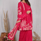 Women’s 3-Piece Printed Kurta Set with Palazzo & Dupatta  Elegant Ethnic Wear