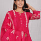 Women’s 3-Piece Printed Kurta Set with Palazzo & Dupatta  Elegant Ethnic Wear