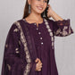 Women’s 3-Piece Printed Kurta Set with Palazzo & Dupatta  Elegant Ethnic Wear