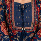 Elegant Cotton 3-Piece Embroidered  Lace work Suit Set  Traditional Wear for Women