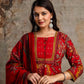 Elegant Cotton 3-Piece Embroidered  Lace work Suit Set  Traditional Wear for Women