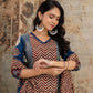 Comfortable Cotton 60-60 3-Piece Digital Print Suit Set for Women
