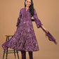 Floral Anarkali Kurta Set with Dupatta