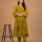 Floral Anarkali Set with Dupatta