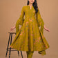 Floral Anarkali Set with Dupatta