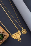 Mangalsutra Ki Mala Design With Moti Chen Ladi Lomg and short Combo Set [ BUY 1 GET 1 FREE ]