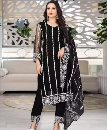 Kurta With Dupatta And Bottomwear