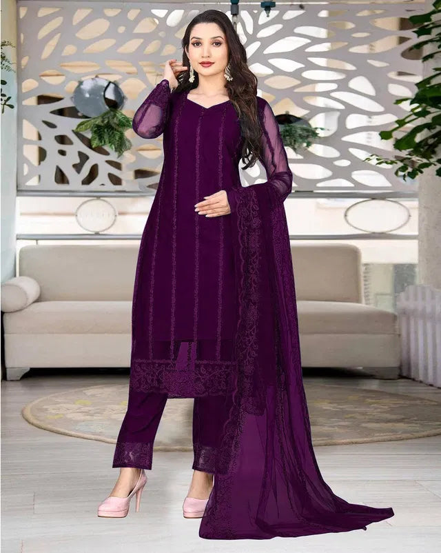 Kurta With Dupatta And Bottomwear  A
